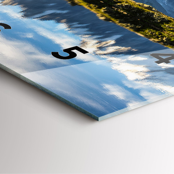 Štvorcové hodiny Údolie Chamonix, Francúzske Alpy