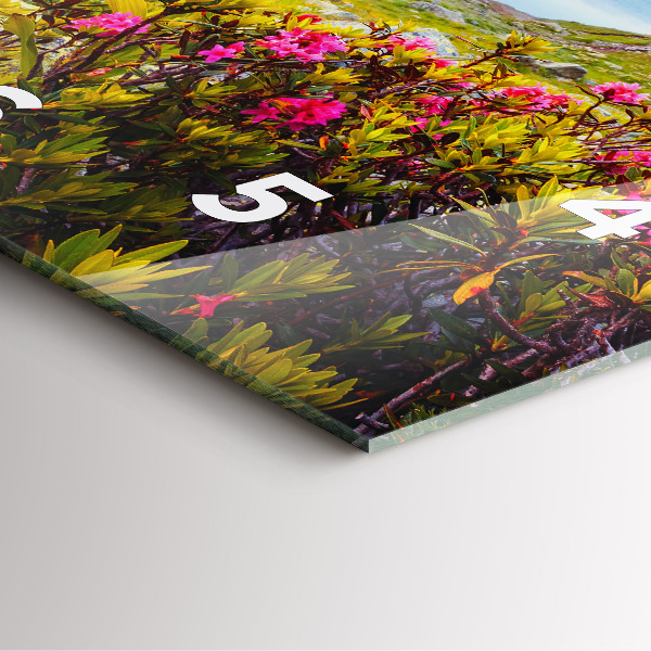 Štvorcové hodiny Ľadovec Mont Blanc Chamonix