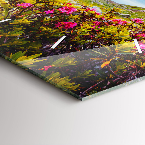 Štvorcové hodiny Ľadovec Mont Blanc Chamonix