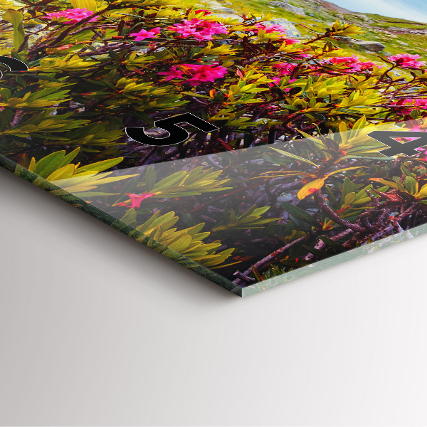 Štvorcové hodiny Ľadovec Mont Blanc Chamonix