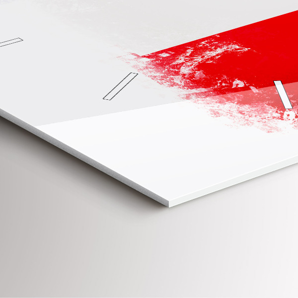 Štvorcové hodiny vlajka Francúzska