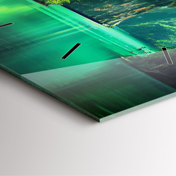 Štvorcové hodiny Prírodná krajina Thajska