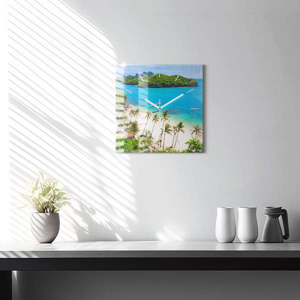 Štvorcové hodiny Thajský národný park