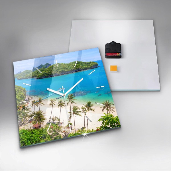 Štvorcové hodiny Thajský národný park