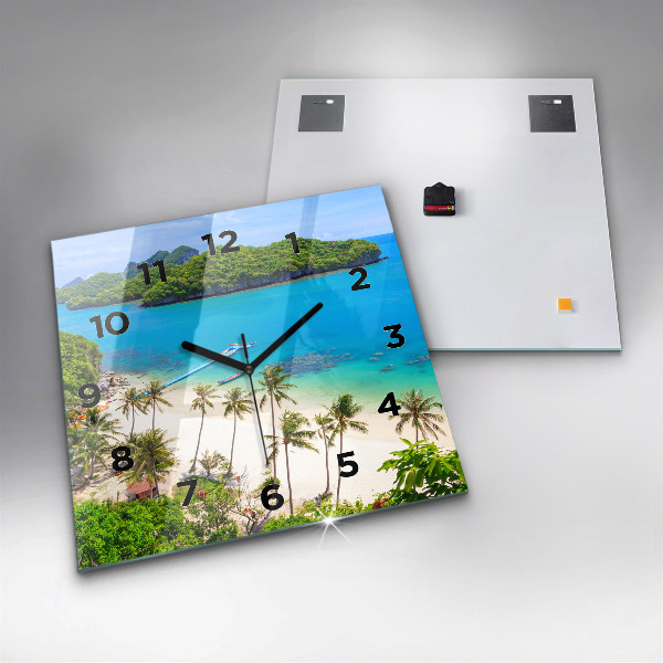 Štvorcové hodiny Thajský národný park