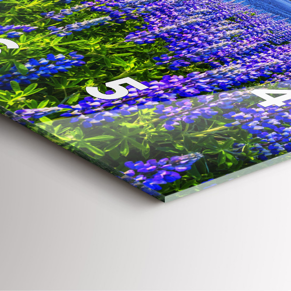 Štvorcové hodiny Pohľad na hory na Islande