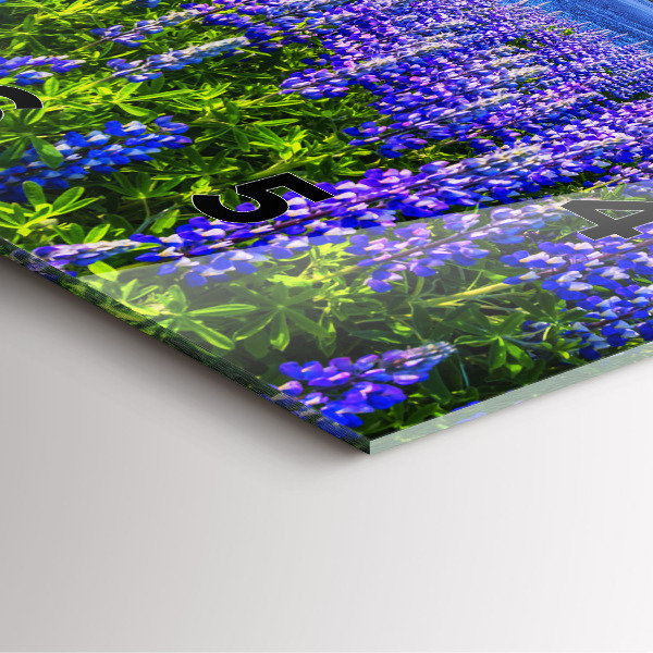 Štvorcové hodiny Pohľad na hory na Islande