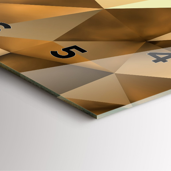 Štvorcové hodiny Geometrická textúra