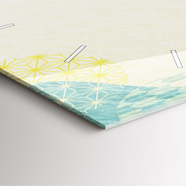 Štvorcové hodiny Rám so vzormi