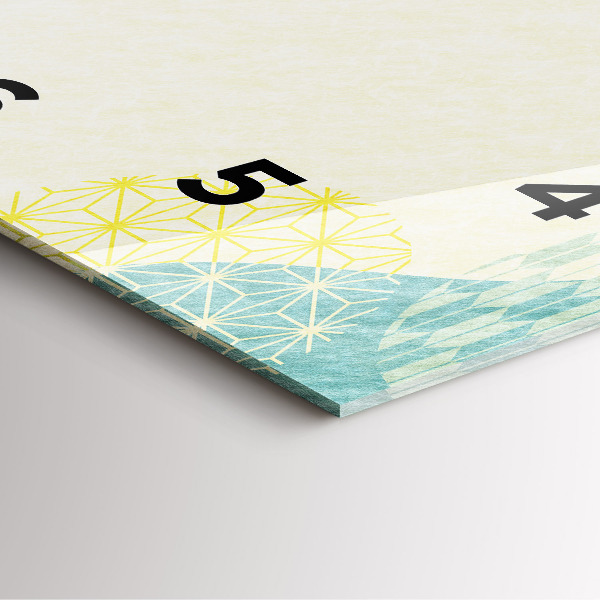 Štvorcové hodiny Rám so vzormi