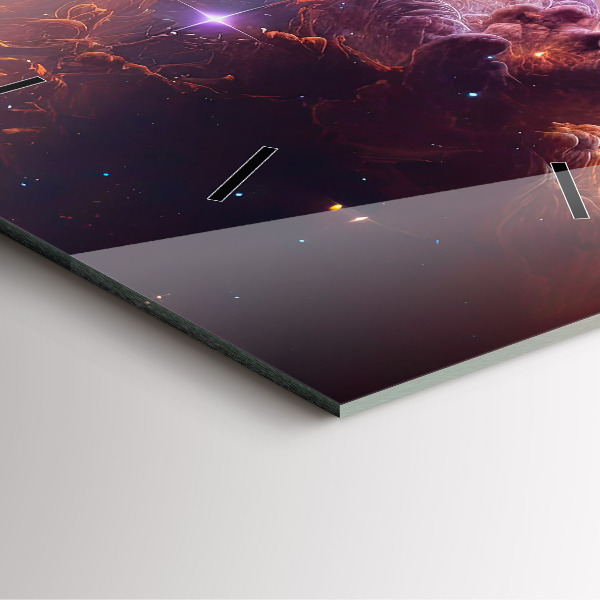 Štvorcové hodiny Kozmický svet hviezd