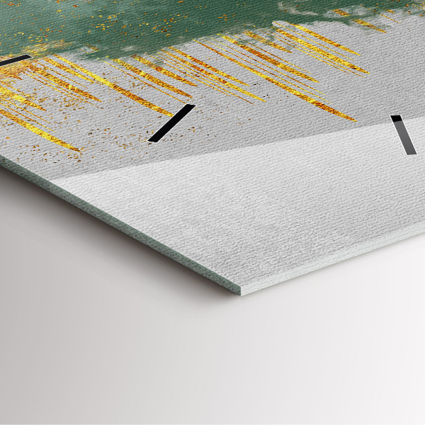 Štvorcové hodiny Dekoratívny vzor