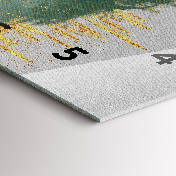 Štvorcové hodiny Dekoratívny vzor