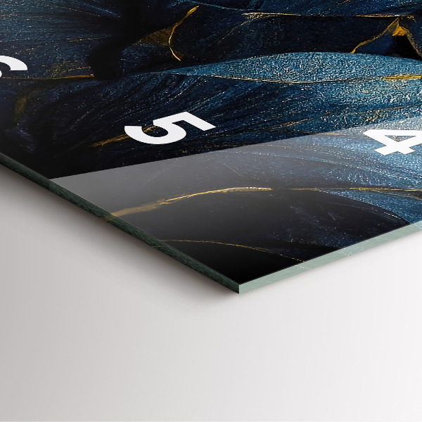 Štvorcové hodiny Dekoratívne kvety