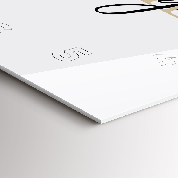 Štvorcové hodiny Rodinný nápis