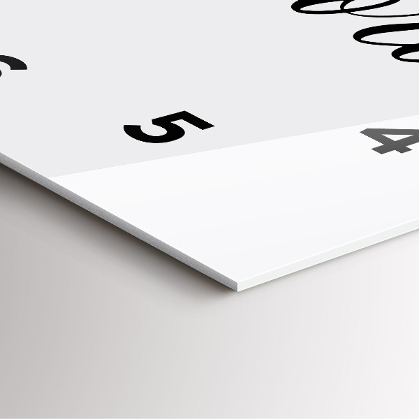 Štvorcové hodiny Nápis spomienok