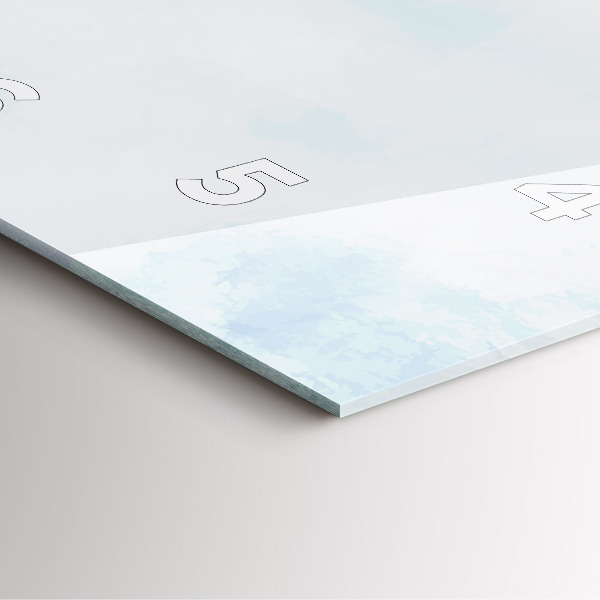 Štvorcové hodiny Náčrt rastliny