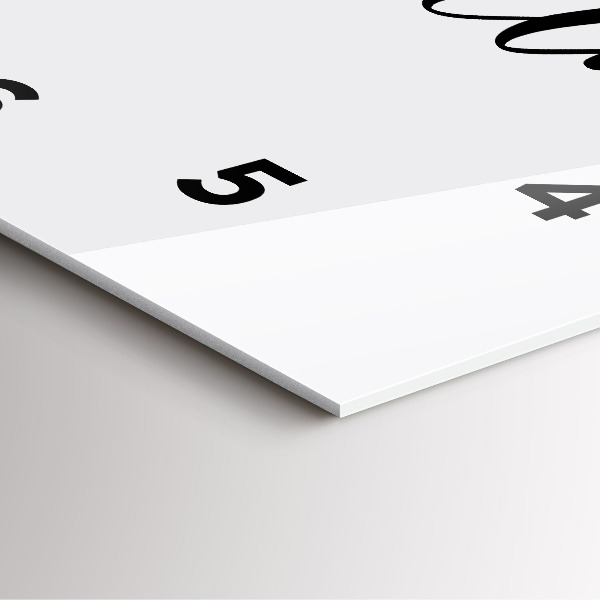 Štvorcové hodiny Dobrodružný nápis