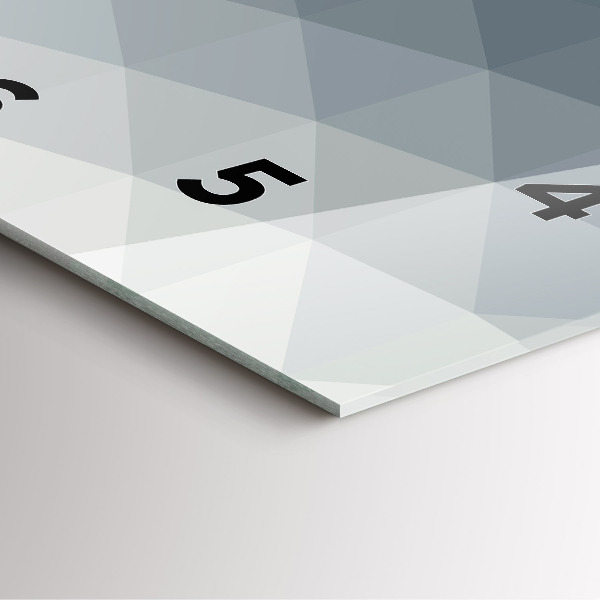 Štvorcové hodiny Šedá abstrakcia