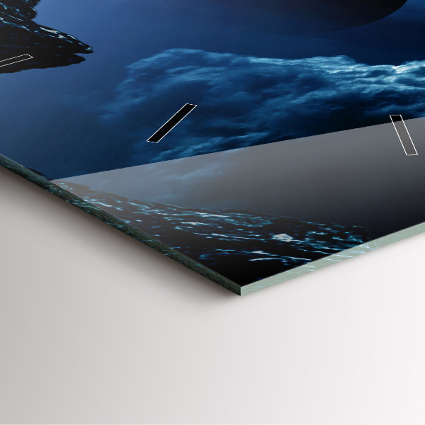 Štvorcové hodiny Veľká galaxia