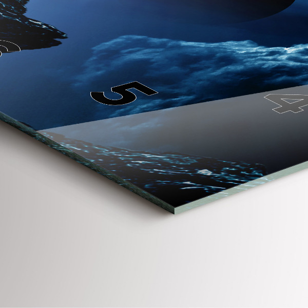 Štvorcové hodiny Veľká galaxia