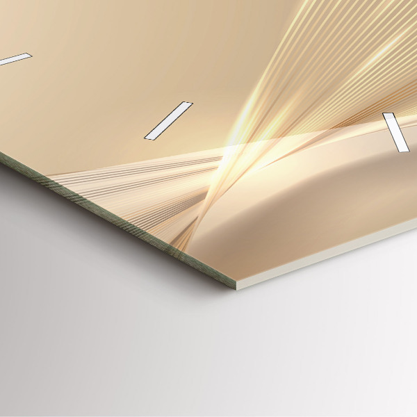 Štvorcové hodiny Abstraktné svetlo