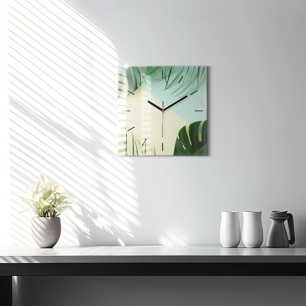Štvorcové hodiny Monstera odchádza