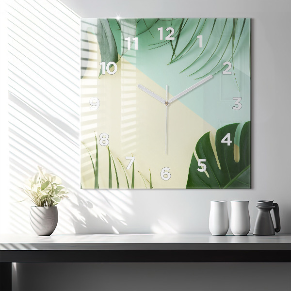 Štvorcové hodiny Monstera odchádza