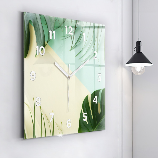 Štvorcové hodiny Monstera odchádza