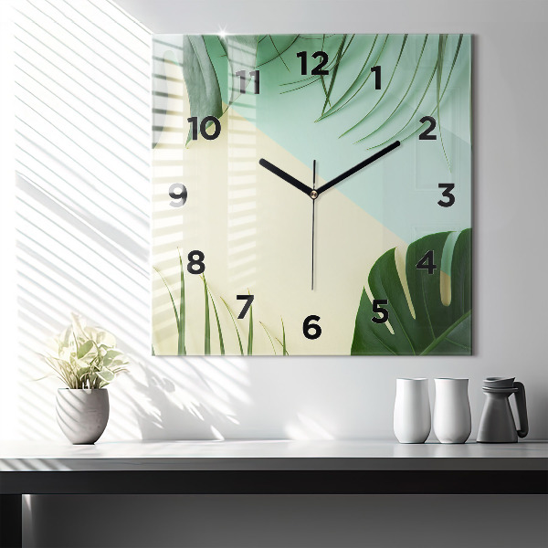 Štvorcové hodiny Monstera odchádza