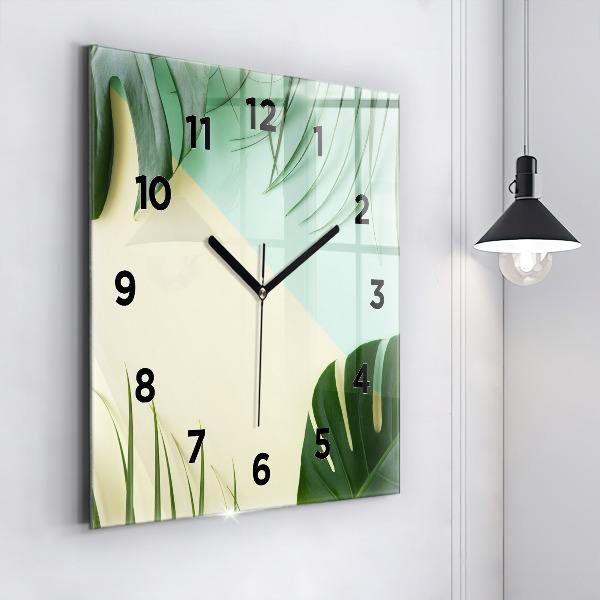 Štvorcové hodiny Monstera odchádza