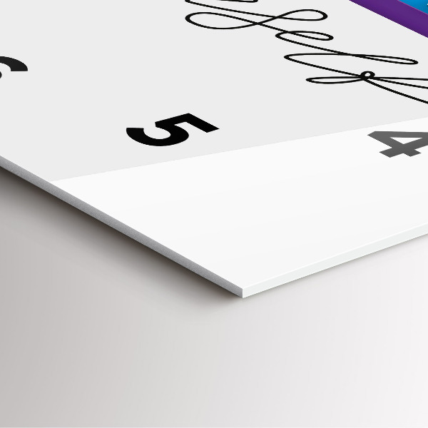 Štvorcové hodiny Nápis Buď sám sebou