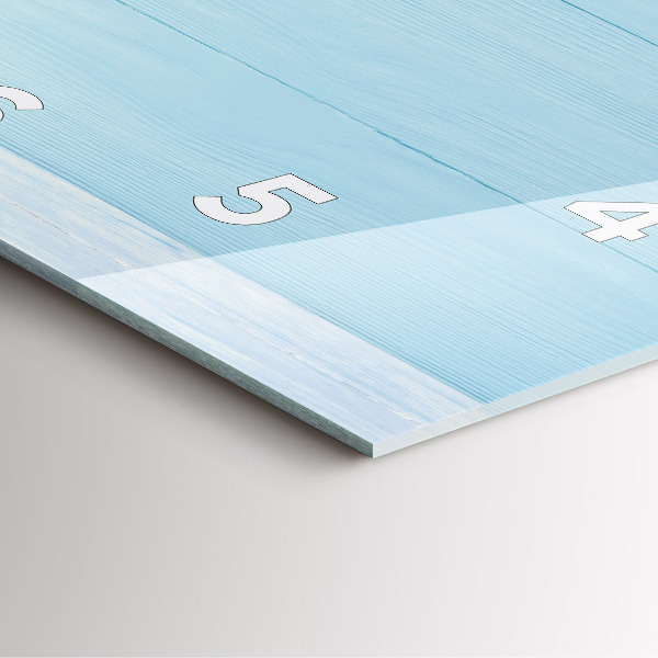 Štvorcové hodiny Detská tabuľa