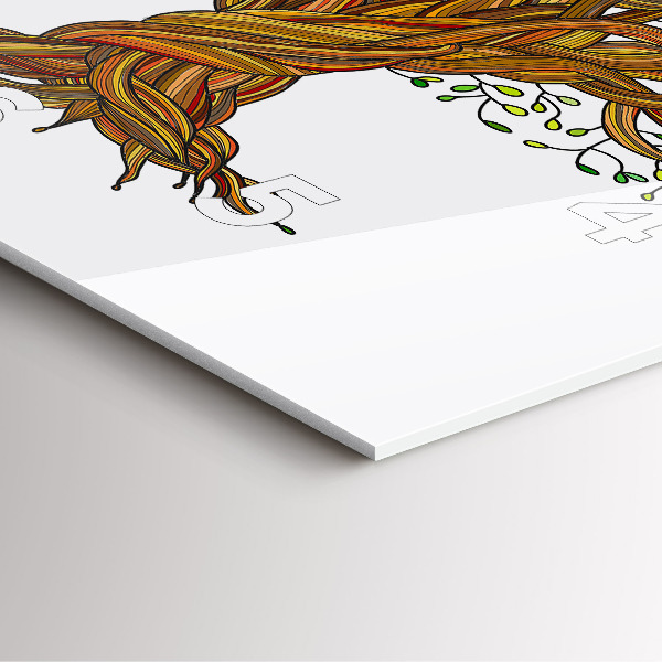 Štvorcové hodiny Strom a korene