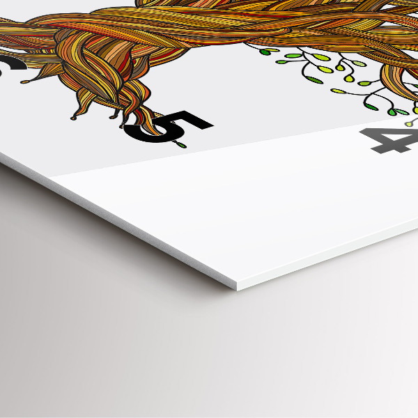 Štvorcové hodiny Strom a korene