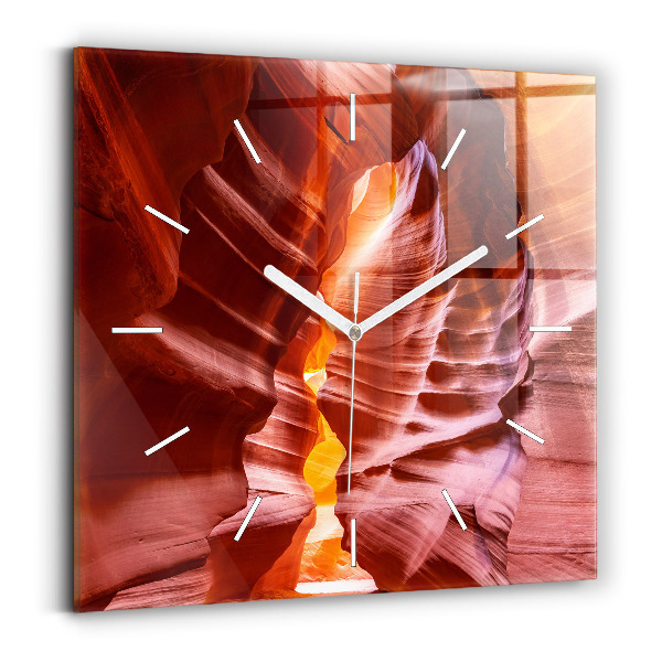 Štvorcové hodiny Pieskový kaňon