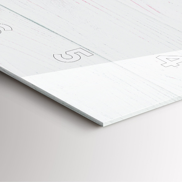 Štvorcové hodiny Jarné kvety