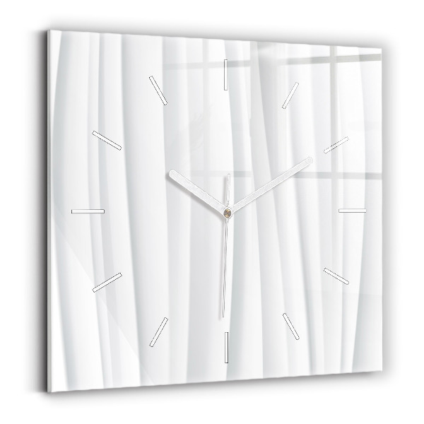 Štvorcové hodiny Textúra vĺn