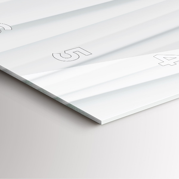 Štvorcové hodiny Textúra vĺn