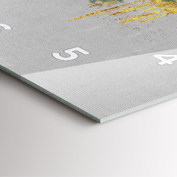 Štvorcové hodiny Dekoratívny vzor