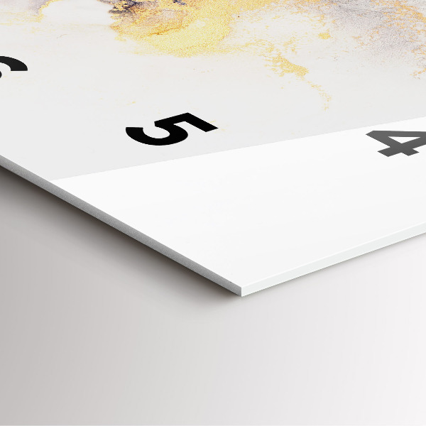 Štvorcové hodiny Mramorový vzor