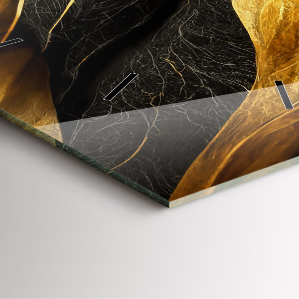 Štvorcové hodiny Elegantná abstrakcia