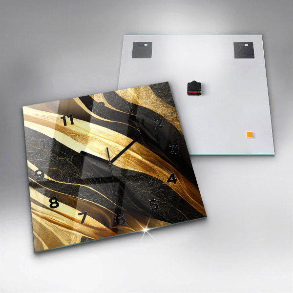 Štvorcové hodiny Elegantná abstrakcia