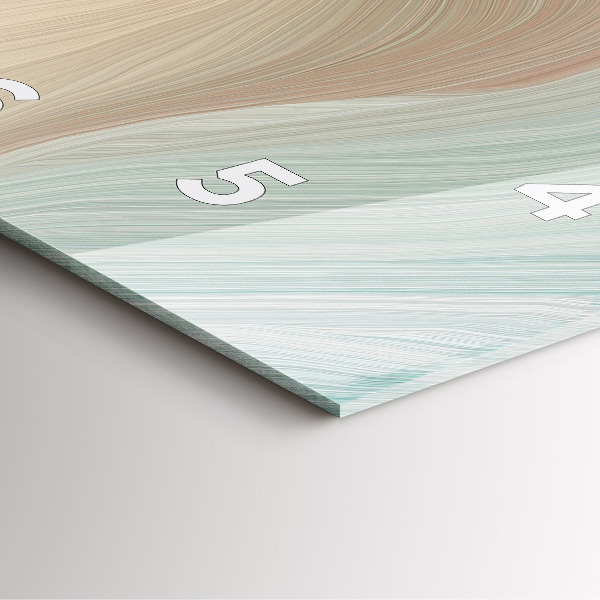 Štvorcové hodiny Vlnová abstrakcia