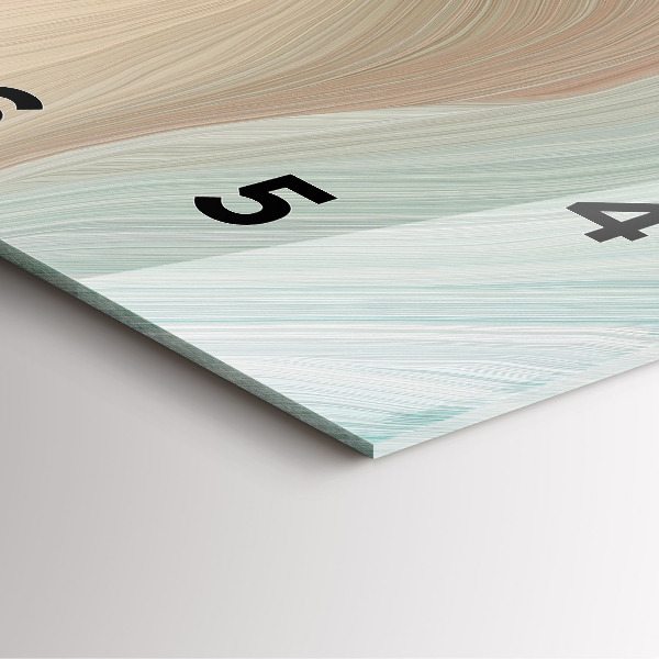 Štvorcové hodiny Vlnová abstrakcia