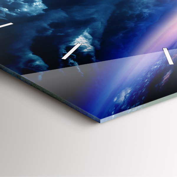 Štvorcové hodiny Veľká galaxia