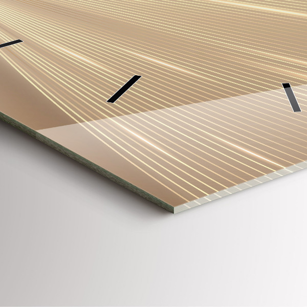 Štvorcové hodiny Abstraktné svetlo