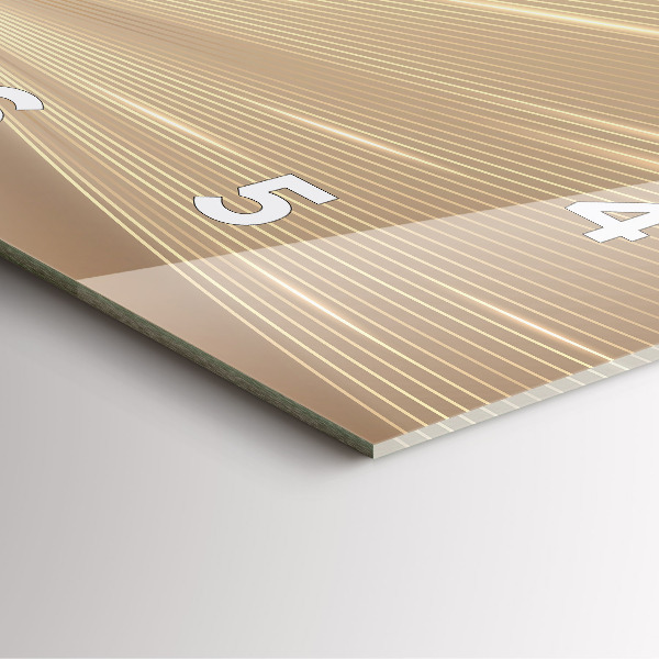 Štvorcové hodiny Abstraktné svetlo