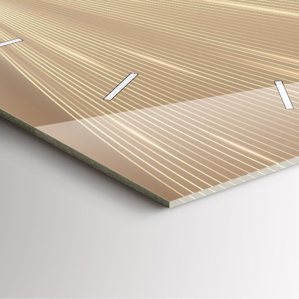 Štvorcové hodiny Abstraktné svetlo