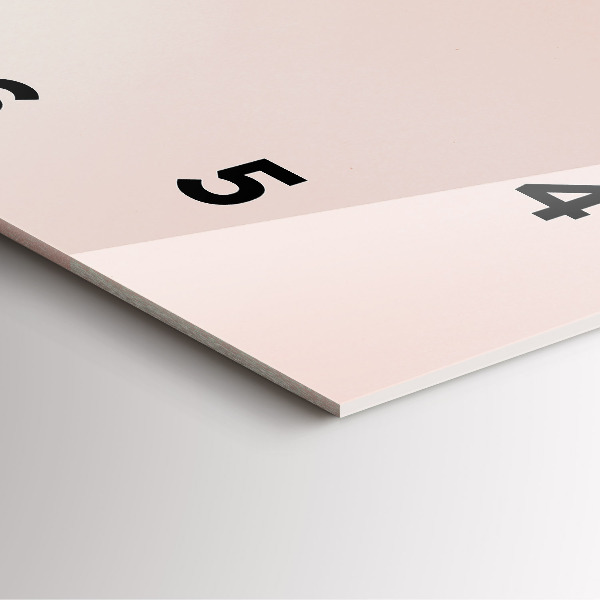 Štvorcové hodiny Zlaté tropické listy